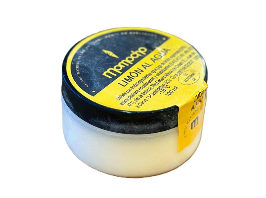 Helado de limon al agua