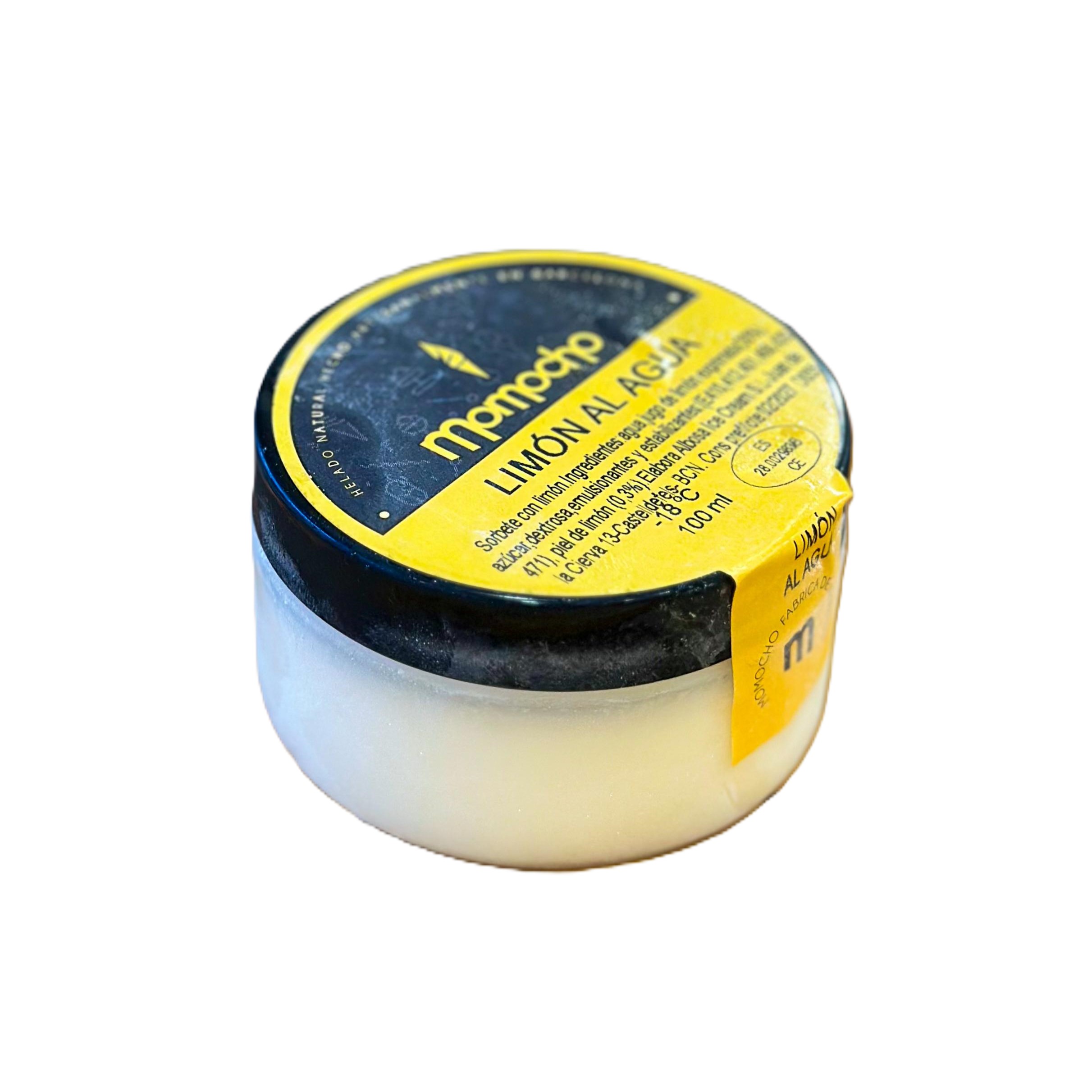 Helado de limon al agua