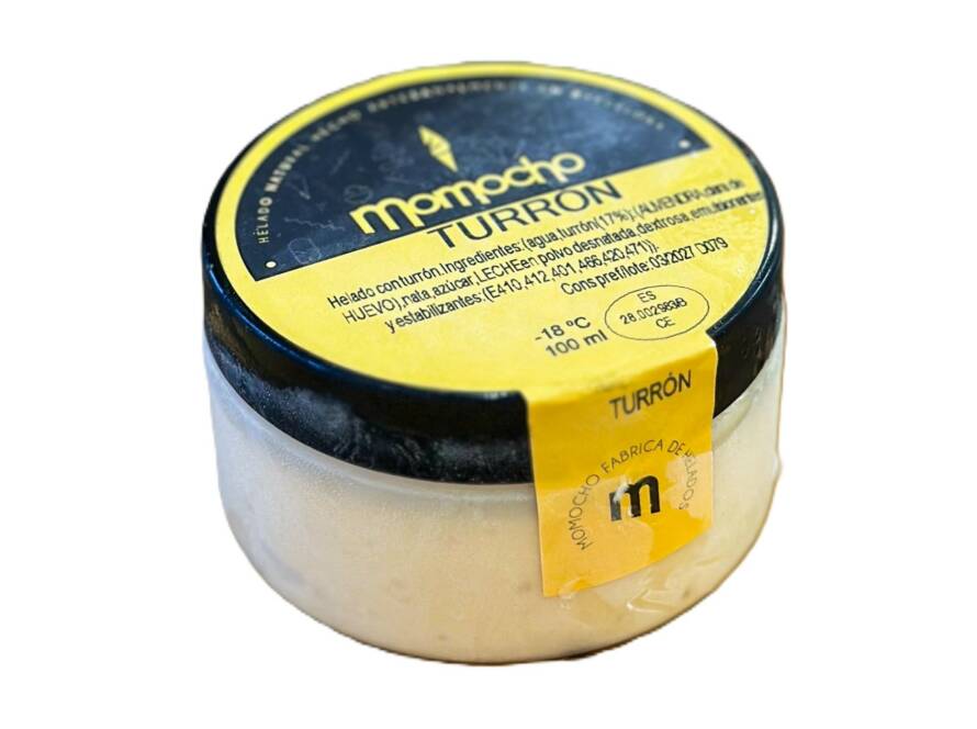 helado de turrón